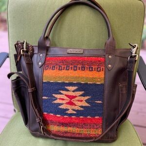 Nena & Co. Multicolor Woven Tote Bag